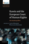 Cover: Russia and the European Court of Human Rights - Cambridge University Press