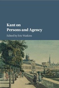 Cover: Kant on Persons and Agency - Cambridge University Press