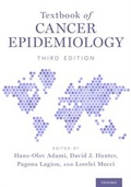 Cover: Textbook of Cancer Epidemiology - OUP eBook