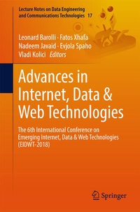 Enlarge image Cover: Advances in Internet, Data & Web Technologies - Springer