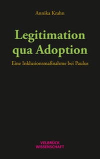 Enlarge image Cover: Legitimation qua Adoption - Velbrück