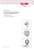 Cover: Betriebliche Standortplanung auf regionaler Entscheidungsebene - TEWISS