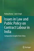 Cover: Issues in Law and Public Policy on Contract Labour in India - Springer