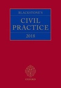 Abbildung von: Blackstone's Civil Practice 2018 - Oxford University Press