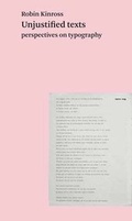 Cover: Unjustified Texts - Hyphen Press