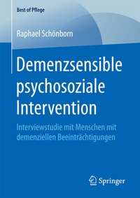Abbildung von: Demenzsensible psychosoziale Intervention - Springer