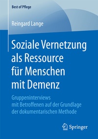 Abbildung von: Soziale Vernetzung als Ressource für Menschen mit Demenz - Springer