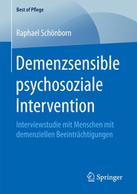Bild: Demenzsensible psychosoziale Intervention - Springer