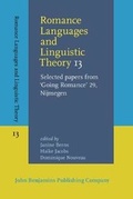 Cover: Romance Languages and Linguistic Theory 13 - John Benjamins Publishing Co