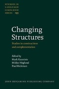 Cover: Changing Structures - John Benjamins Publishing Co