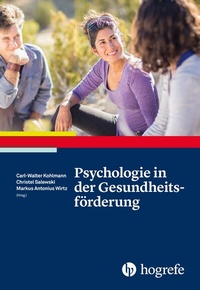 Abbildung von: Psychologie in der Gesundheitsförderung - Hogrefe
