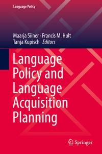 Enlarge image Cover: Language Policy and Language Acquisition Planning - Springer