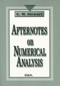 Cover: Afternotes on Numerical Analysis - Society for Industrial & Applied Mathematics,U.S.