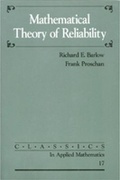Cover: Mathematical Theory of Reliability - Society for Industrial & Applied Mathematics,U.S.