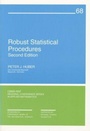 Cover: Robust Statistical Procedures - Society for Industrial & Applied Mathematics,U.S.