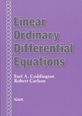 Cover: Linear Ordinary Differential Equations - Society for Industrial & Applied Mathematics,U.S.