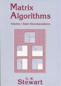Cover: Matrix Algorithms, Volume I - Society for Industrial & Applied Mathematics,U.S.