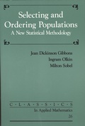 Cover: Selecting and Ordering Populations - Society for Industrial & Applied Mathematics,U.S.