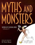 Cover: Myths and Monsters Grown-up Coloring Book, Volume 2 - Squid Black Entertainment