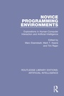 Cover: Novice Programming Environments - Routledge