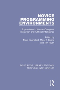 Enlarge image Cover: Novice Programming Environments - Routledge