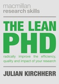 Cover: The Lean PhD - Bloomsbury Academic