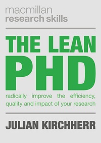 Enlarge image Cover: The Lean PhD - Bloomsbury Academic
