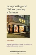 Cover: Incorporating and Disincorporating a Business - Bloomsbury Professional