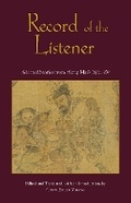 Cover: Record of the Listener - Hackett Publishing Co, Inc