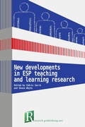 Cover: New developments in ESP teaching and learning research - Research-Publishing.Net
