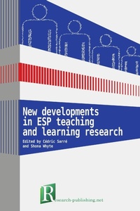 Enlarge image Cover: New developments in ESP teaching and learning research - Research-Publishing.Net