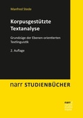 Cover: Korpusgest&uuml;tzte Textanalyse - Narr Francke Attempto