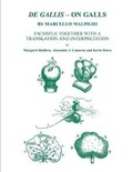 Cover: De Gallis - On Galls, by Marcello Malpighi - Ray Society