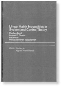 Abbildung von: Linear Matrix Inequalties in System and Control Theory - Society for Industrial & Applied Mathematics,U.S.