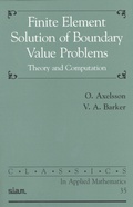 Cover: Finite Element Solution of Boundary Value Problems - Society for Industrial & Applied Mathematics,U.S.