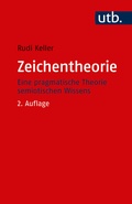 Cover: Zeichentheorie - UTB
