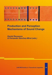 Enlarge image Cover: Production and Perception Mechanisms of Sound Change - LINCOM GmbH