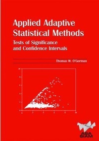 Enlarge image Cover: Applied Adaptive Statistical Methods - Society for Industrial & Applied Mathematics,U.S.
