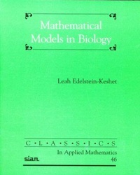 Enlarge image Cover: Mathematical Models in Biology - Society for Industrial & Applied Mathematics,U.S.