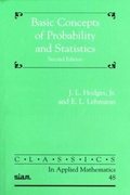 Cover: Basic Concepts of Probability and Statistics - Society for Industrial & Applied Mathematics,U.S.