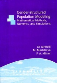 Enlarge image Cover: Gender-Structured Population Modeling - Society for Industrial and Applied Mathematics (SIAM)
