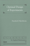 Cover: Optimal Design of Experiments - Society for Industrial & Applied Mathematics,U.S.