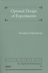 Enlarge image Cover: Optimal Design of Experiments - Society for Industrial & Applied Mathematics,U.S.