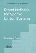 Cover: Direct Methods for Sparse Linear Systems - Society for Industrial & Applied Mathematics,U.S.