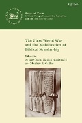 Cover: The First World War and the Mobilization of Biblical Scholarship - T.& T.Clark Ltd