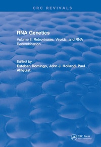 Enlarge image Cover: RNA Genetics - CRC Press