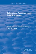 Cover: Subsurface Transport and Fate Processes - CRC Press