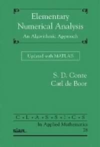 Enlarge image Cover: Elementary Numerical Analysis - Society for Industrial & Applied Mathematics,U.S.