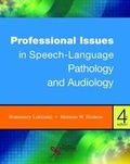 Cover: Professional Issues in Speech-Language Pathology and Audiology - Plural Publishing Inc