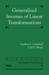 Abbildung von: Generalized Inverses of Linear Transformations - Society for Industrial and Applied Mathematics (SIAM)